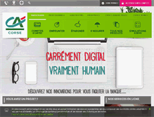 Tablet Screenshot of ca-corse.fr